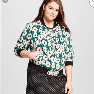 Who What Wear floral bomber jacket